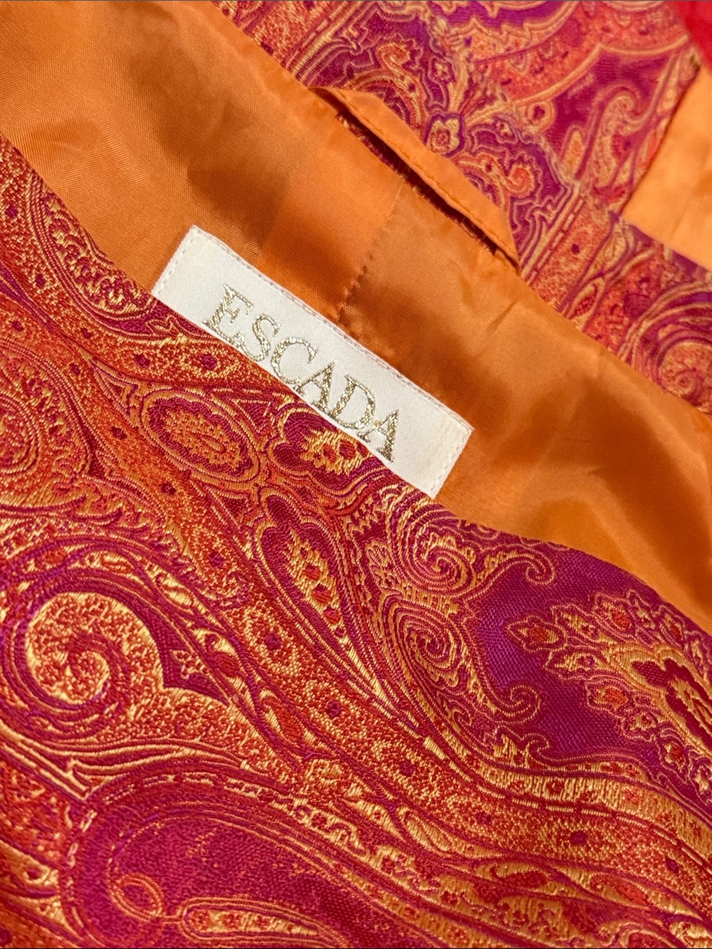 WOW POSHMARK - Escada NWOT Paisley Tapestry Blazer ONE OWNER!